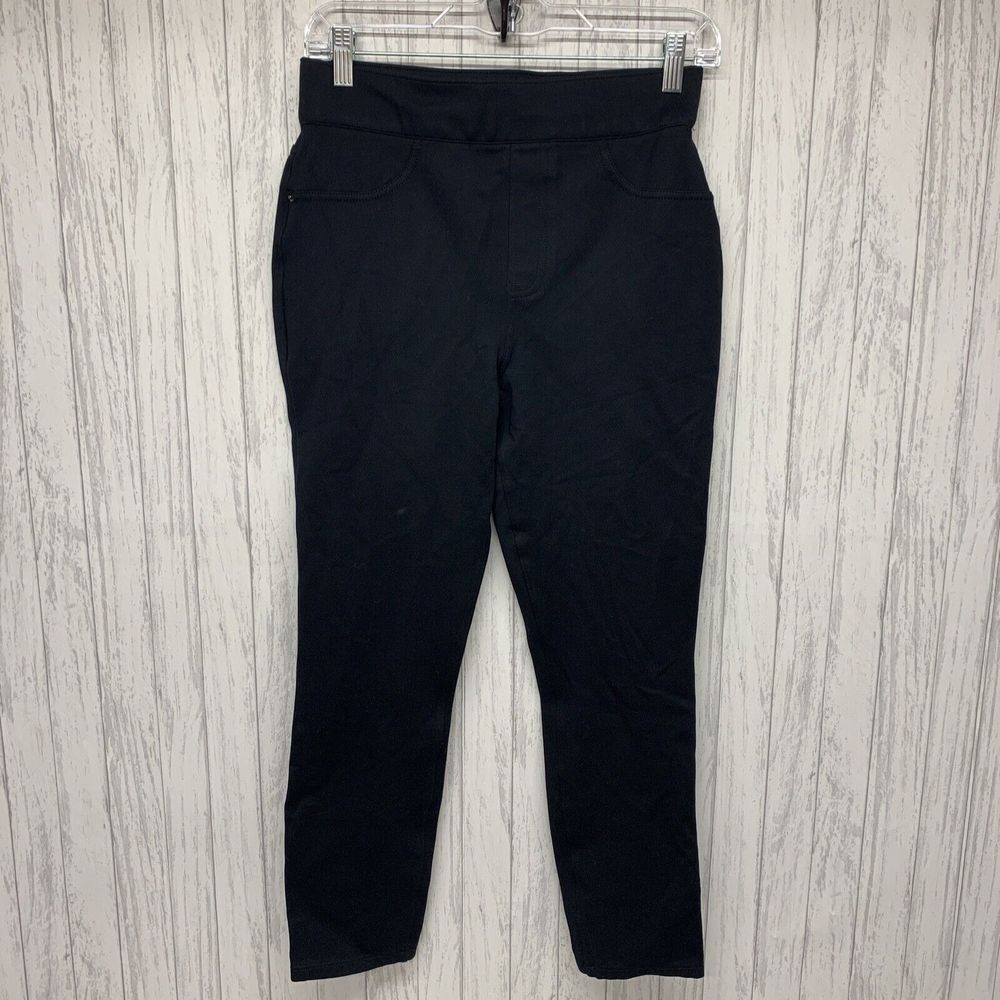 Womens Size M Spanx The Perfect Black Pant EUC - Picture 2 of 7